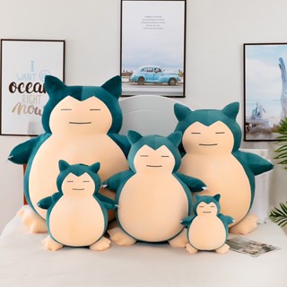 ตุ๊กตายัดนุ่น รูปการ์ตูนอนิเมะ Snorlax Monsters Pokemon Totoro Pochita Game ของเล่นสําหรับเด็ก