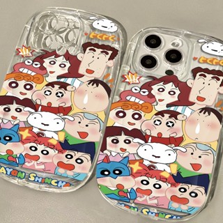 เคสโทรศัพท์มือถือ ซิลิโคนนุ่ม ใส กันกระแทก ลายครอบครัวน่ารัก สําหรับ IPhone 14 13 12 11 Pro Max XS X XR