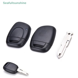 Seaf&gt; เคสรีโมตกุญแจเปล่า 1 ปุ่ม สําหรับ RENAULT Twingo Clio Kangoo Master well