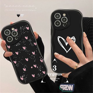 เคสโทรศัพท์มือถือแบบนิ่ม TPU ลายหัวใจ สีเขียว สําหรับ Samsung A04E A03 A03s A04 A04s A13 A23 A24 A33 A34 A53 A73 A12 A14 A22 A52 A52s A32 A51 A50 A50s A30s