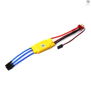 Ctoy 30A Brushless ESC ตัวควบคุมความเร็วอิเล็กทรอนิกส์ 3.5 มม. ปลั๊กกล้วย T สําหรับโดรน เครื่องบิน คอร์ดคอปเตอร์วิทยุบังคับ