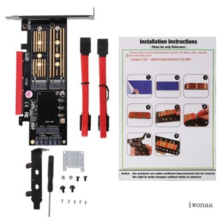 Iwo อะแดปเตอร์การ์ดโซลิดสเตทไดรฟ์ SSD PCI-E 3 0 X16 เป็น M 2 SSD PCIE เป็น M2