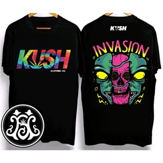 KUSH T shirt for men Alien series (black) classic COTTON kush clothing