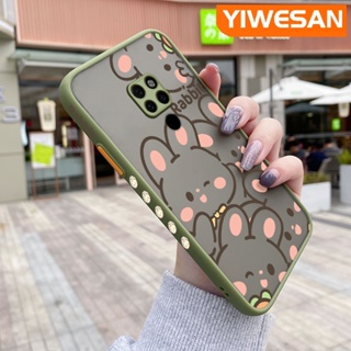 สําหรับ Huawei Mate 20 Mate 20 Pro เคสการ์ตูนกระต่ายน่ารัก แฟชั่น ฝ้า แข็ง เคสโทรศัพท์ ขอบ ซิลิโคนนิ่ม เคสกันกระแทก