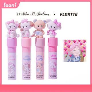 Flortte MIKKO ลิปสติก ลิปครีม โคลน เนื้อบางเบา ติดทนนาน Lip Mud Matte Lip Tint Lasting Lip Glaze cod