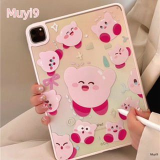 เคส กันกระแทก ลายการ์ตูน PIN Girl Heart Plump Kirby น่ารัก แฟชั่น สําหรับ IPad10.2 2022 Ipad10Th Ipad Air2 Air5 10.9 Air3 10.5 Pro11 Ipad9th