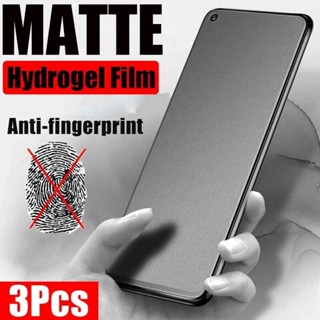 ฟิล์มไฮโดรเจลกันรอยหน้าจอ เนื้อแมตต์ สําหรับ LG V50S G8X ThinQ LG W41 Pro Plus K61 K51S K50 K40S K22 Q70 Q61 Q60 Q51 W41 3 ชิ้น