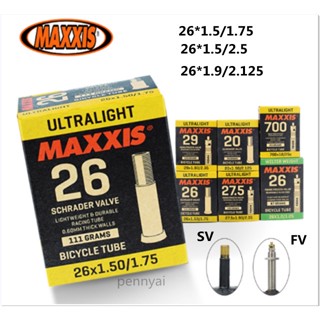 Maxxis ยางในจักรยาน 26 * 1.95 2.125 26 * 1.5 2.5 SV FV