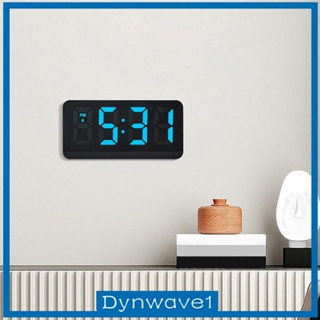 [Dynwave1] นาฬิกาปลุกดิจิทัลตั้งโต๊ะ LED หรี่แสงได้ สําหรับบ้าน ห้องนอน ห้องโถง