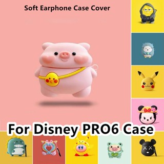 【ส่วนลด】เคสหูฟัง แบบนิ่ม ลายการ์ตูนดิสนีย์ สําหรับ PRO6 PRO 6