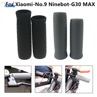 【Anna】Electric Scooter 1 Pair Of Handlebar Covers Black Cover For No. 9 Gray