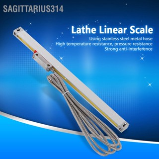  Sagittarius314 เครื่องกลึงเชิงเส้นสเกล TTL 1μm ตัวเข้ารหัสการอ่านข้อมูลดิจิตอลความแม่นยำสูง DC5V พร้อมปลั๊ก