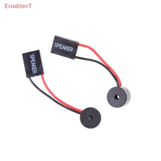 [EruditerT] ปลั๊กลําโพง ขนาดเล็ก สําหรับเมนบอร์ดคอมพิวเตอร์ PC Buzzer Beep Alarm [ใหม่] 2 ชิ้น