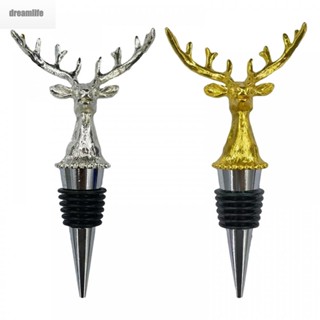 【DREAMLIFE】Create Memorable Wine Moments with Our Best Quality Zinc Alloy Deer Wine Stopper