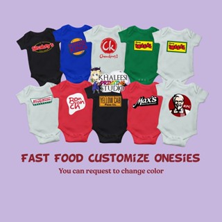 ธีมอาหารที่กําหนดเอง Onesie - MangInasal ร้านอาหาร Max เขย่า KFC และอื่น ๆ Fjdr