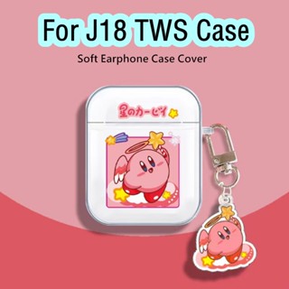 【จัดส่งด่วน】เคสหูฟัง แบบนิ่ม ลายการ์ตูนน่ารัก สําหรับ J18 TWS J18 TWS