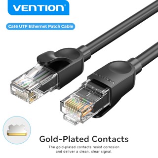 Vention CAT6 สายเคเบิลอีเธอร์เน็ต UTP 1000Mbps RJ45 Gigabit CAT6 สําหรับแล็ปท็อป พีซี