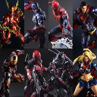 ฟิกเกอร์ Spider-Man Iron Man Deadpool Batman Captain America Venom Type PA Changed to Avengers JLEG