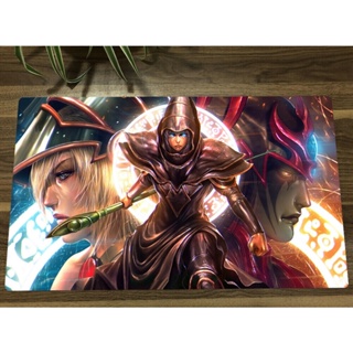 Yu-gi-oh! แผ่นรองเมาส์เล่นเกม Playmat Dark Magician TCG CCG สําหรับเล่นเกม