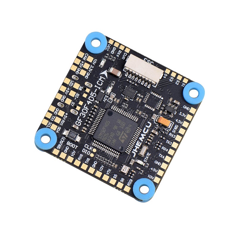 JHEMCU 30X30 มม.GF30F405-ICM Baro OSD BalckBox 5V 10V Dual BEC F405 Flight Controller 3-8S สําหรับ F