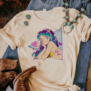 เสื้อยืด พิมพ์ลายกราฟฟิค Urusei Yatsura สไตล์ญี่ปุ่น ฮาราจูกุ สตรีท สําหรับผู้หญิง