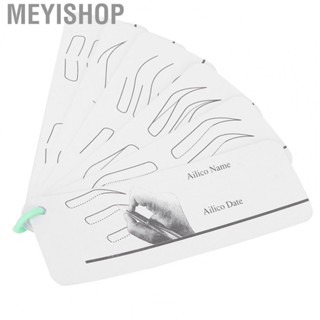 Meyishop 5Pcs Eyebrow Practice Stencils Tool  Paper Template Mold