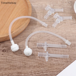 Timehebay หลอดดูดน้ํา ซิลิโคน อุปกรณ์เสริม สําหรับเด็ก 2 ชิ้น EN