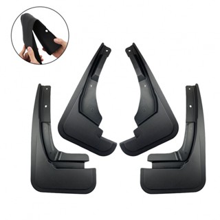 ⚡READYSTOCK⚡Mud Guards Splash Guards Splashguards 4pcs Front Rear Mud Flaps PP Plastic