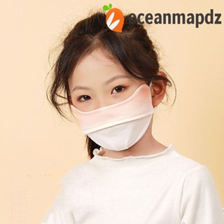 OCEANMAPDZ หน้ากาก ผ้าเรยอน ป้องกันรังสียูวี ระบายอากาศ ป้องกันแดด เหมาะกับฤดูร้อน สําหรับเด็ก