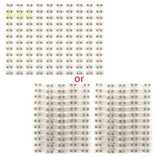 Weroyal บล็อกขั้วต่อสายไฟ สกรู 5A 12 ตําแหน่ง 10 ชิ้น