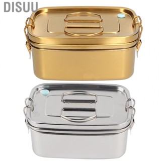 Disuu 1.5L Lunch Box Portable Leakproof 304 Stainless Steel Bento  Container G