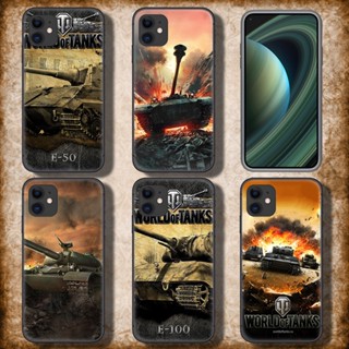 เคสโทรศัพท์ TPU แบบนิ่ม ลาย C294 world of tanks on สําหรับ iPhone SE 2020 12 Mini 13 Pro Max