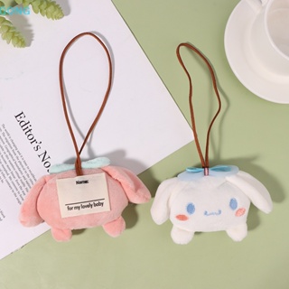 พวงกุญแจ จี้ตุ๊กตา Sanrio Name Cinnamoroll Melody Kulomi น่ารัก กันหาย สําหรับตกแต่งกระเป๋า