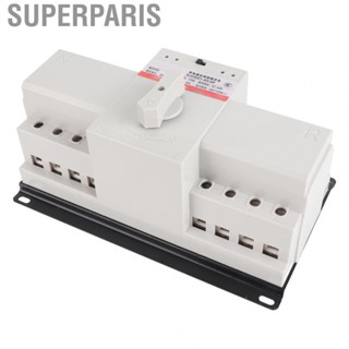 Superparis Automatic Transfer Switch  Dual Power Stable Operation Single  Drive Interlocking Function Electrical Selector for Household