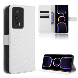 เคสกระเป๋าหนัง ใส่บัตร สําหรับ Xiaomi Redmi Note 12 Turbo K 60 e Pro Note12 K60 K60e 5G 22111317ขาตั้ง I Cover สําหรับวางเคส