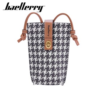 Baellerry ใหม่ กระเป๋าสตางค์ สะพายไหล่ ใส่โทรศัพท์มือถือ แต่งหัวเข็มขัด สไตล์เกาหลี สําหรับสตรี 2023