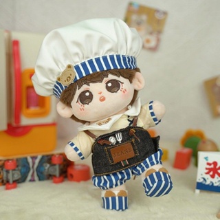 เสื้อผ้าตุ๊กตา ผ้าฝ้าย รูปการ์ตูนอนิเมะ One-Piece Kuke Plushie ขนาด 20 ซม.