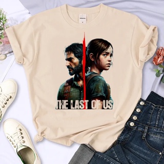 เสื้อยืด พิมพ์ลายการ์ตูนอนิเมะ the Last of Us Pedro Pascal แฟชั่นฤดูร้อน สไตล์ฮาราจูกุ สําหรับผู้หญิง