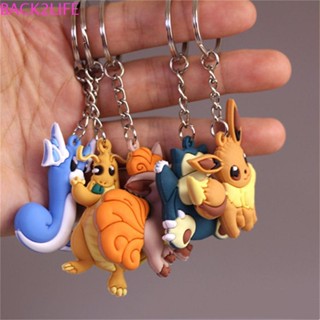 Back2life พวงกุญแจโปเกมอน ของขวัญวันเกิด ของเล่นเด็ก Charizard Dragonair Vulpix Snorlax จี้กระเป๋าเป้สะพายหลัง