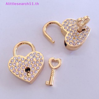 Alittlesearch11 กุญแจล็อก รูปหัวใจ ขนาดเล็ก พร้อมกล่องเครื่องประดับ สําหรับตกแต่งกระเป๋าเดินทาง