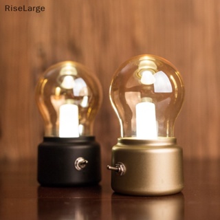 [RiseLarge] ใหม่ โคมไฟตั้งโต๊ะ Led ชาร์จ USB สไตล์เรโทรคลาสสิก สําหรับตกแต่ง 1 ชิ้น