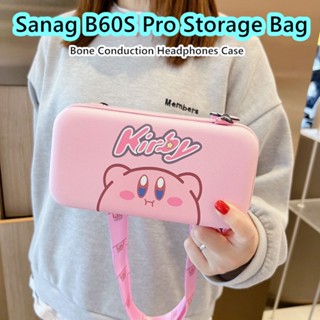 【Case Home】กระเป๋าเก็บหูฟัง ลายการ์ตูนหมีน้อย แบบพกพา สําหรับ Sanag B60S Pro Sanag B60S Pro