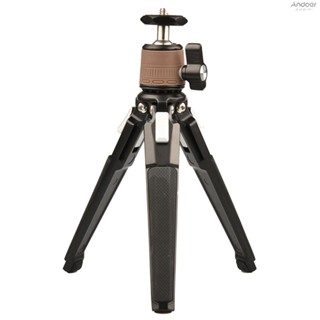 Foldable Tripod with Detachable Ball Head Aluminum Alloy 3kg/6.6lbs Load Capacity Compatible with CANON/ NIKON/  Camera And DJI Gimbals