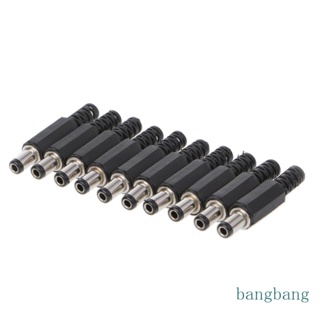 Bang อะแดปเตอร์ซ็อกเก็ตแจ็คเชื่อมต่อ พลาสติก 5 5x2 5 มม. 10 ชิ้น