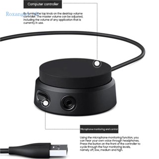 Rox สายเคเบิลควบคุม USB สําหรับหูฟังเล่นเกม A10 A40 QC35 II QC45