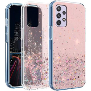 เคสโทรศัพท์ซิลิโคน TPU แบบนิ่ม ประดับกลิตเตอร์ และเลื่อม หรูหรา สําหรับ Samsung Galaxy A32 A42 A52 A52s A72 5G