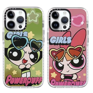 Casetify เคสโทรศัพท์มือถือเจลนิ่ม กันกระแทก ลาย The Powerpuff Girls สําหรับ IPhone X Xs XR 11 12 13 Pro Max 14 Plus