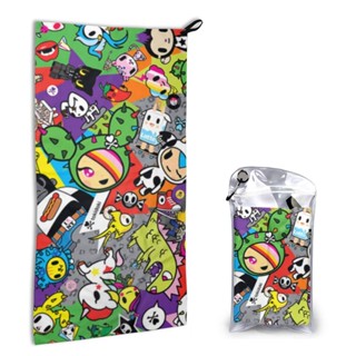 【พร้อมส่ง】 Tokidoki ผ้าขนหนูไมโครไฟเบอร์ น้ําหนักเบา ดูดซับน้ําได้ดี แห้งเร็ว 16 นิ้ว X 31.5 นิ้ว สําหรับผู้ชาย และผู้หญิง ว่ายน้ํา เล่นกีฬา ชายหาด