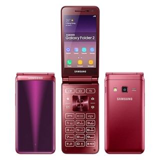 สมาร์ทโฟน Samsung Galaxy Folder2 G1650 Dual Sim 2GB RAM 16GB ROM Quad Core Snapdragon 3.8 นิ้ว LTE 8MP ของแท้ ฝาพับ