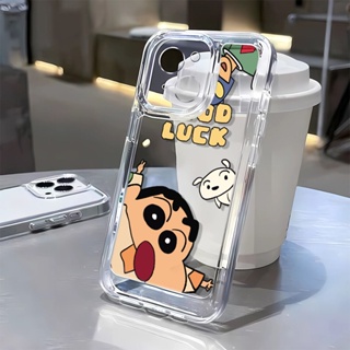 ใหม่ เคสโทรศัพท์มือถือนิ่ม ลายการ์ตูนซุปเปอร์แมน ชินจัง สําหรับ Iphone Apple 11 14Promax 13 7 12 8INE 8 ชิ้น